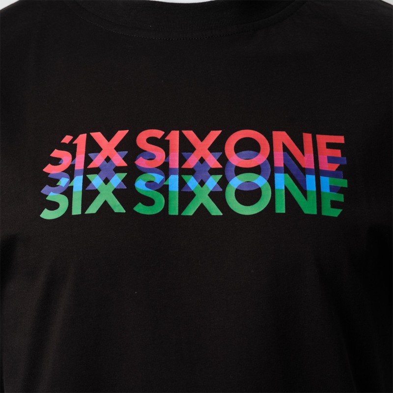 POLERA SIXSIXONE SPECTRUM TEE BLACK POLERA SIXSIXONE SPECTRUM TEE BLACK