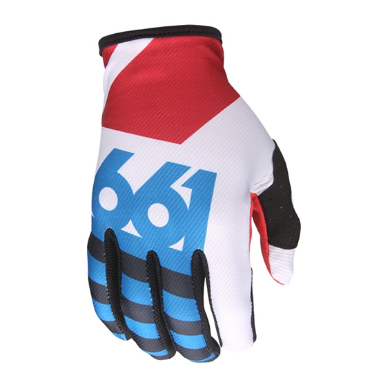 Gants cross AIR MONO TROYLEEDESIGNS cyan/noir - , Gants Cross